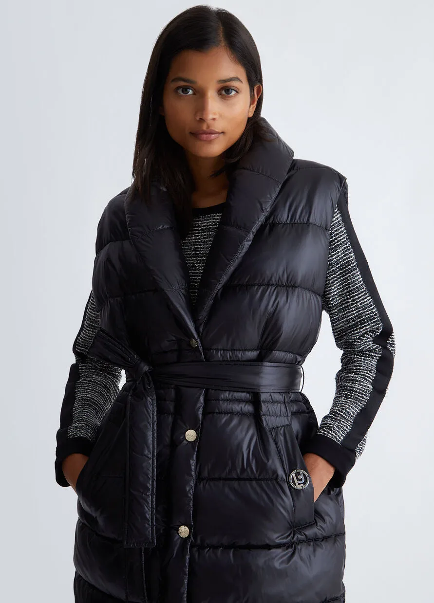 LIU JO GILET SCHWARZ TF3003