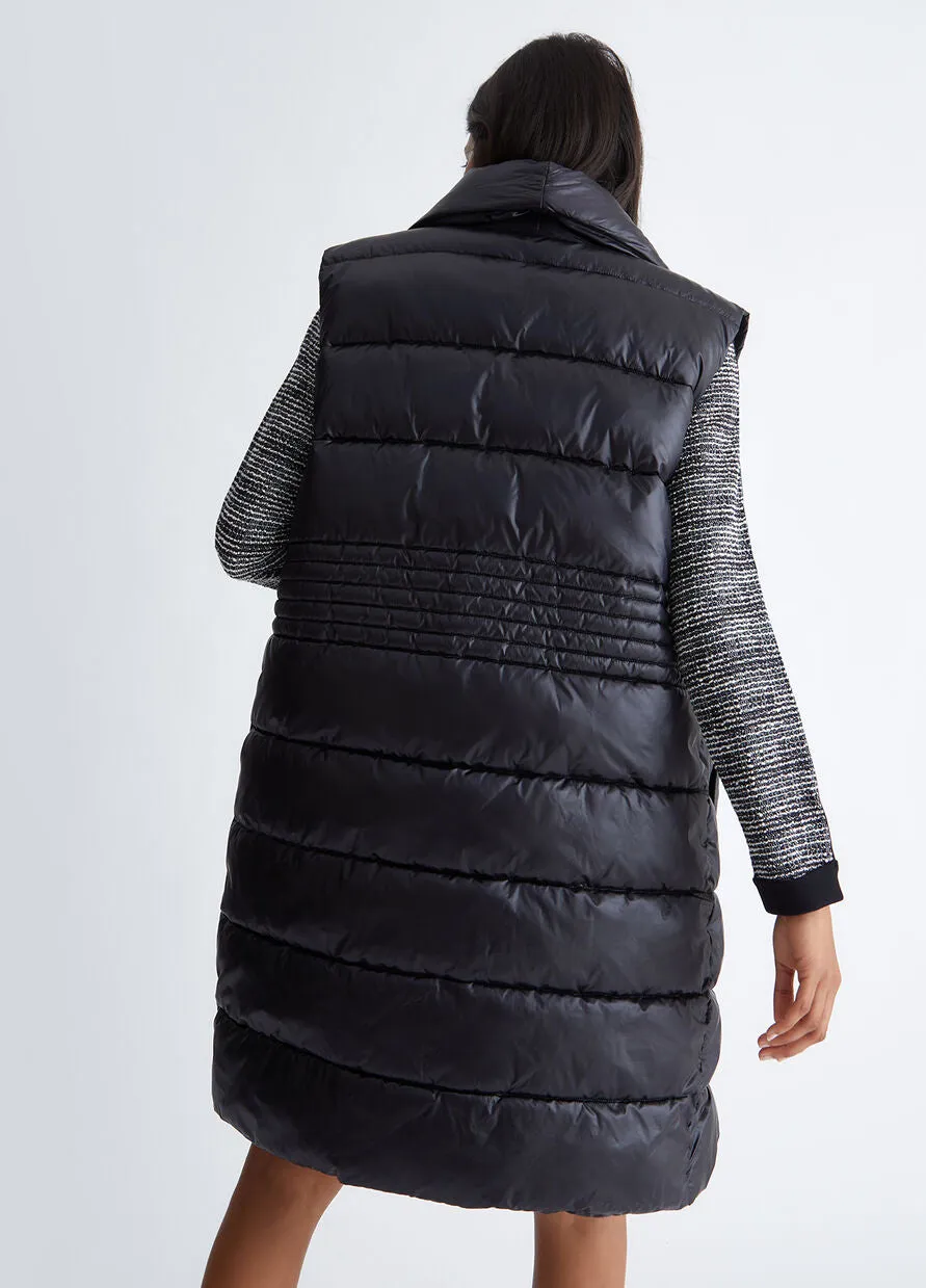 LIU JO GILET SCHWARZ TF3003