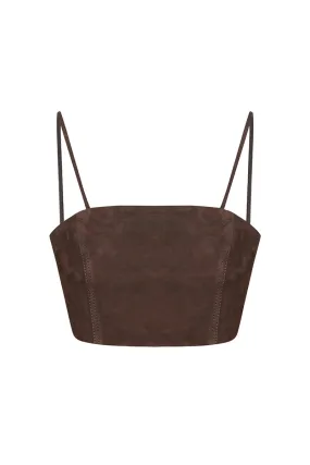 Livy Metis Suede Leather Bra