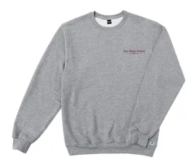 LOSER MACHINE DISORDER MOISTURE WICKING CREW FLEECE HEATHER GREY