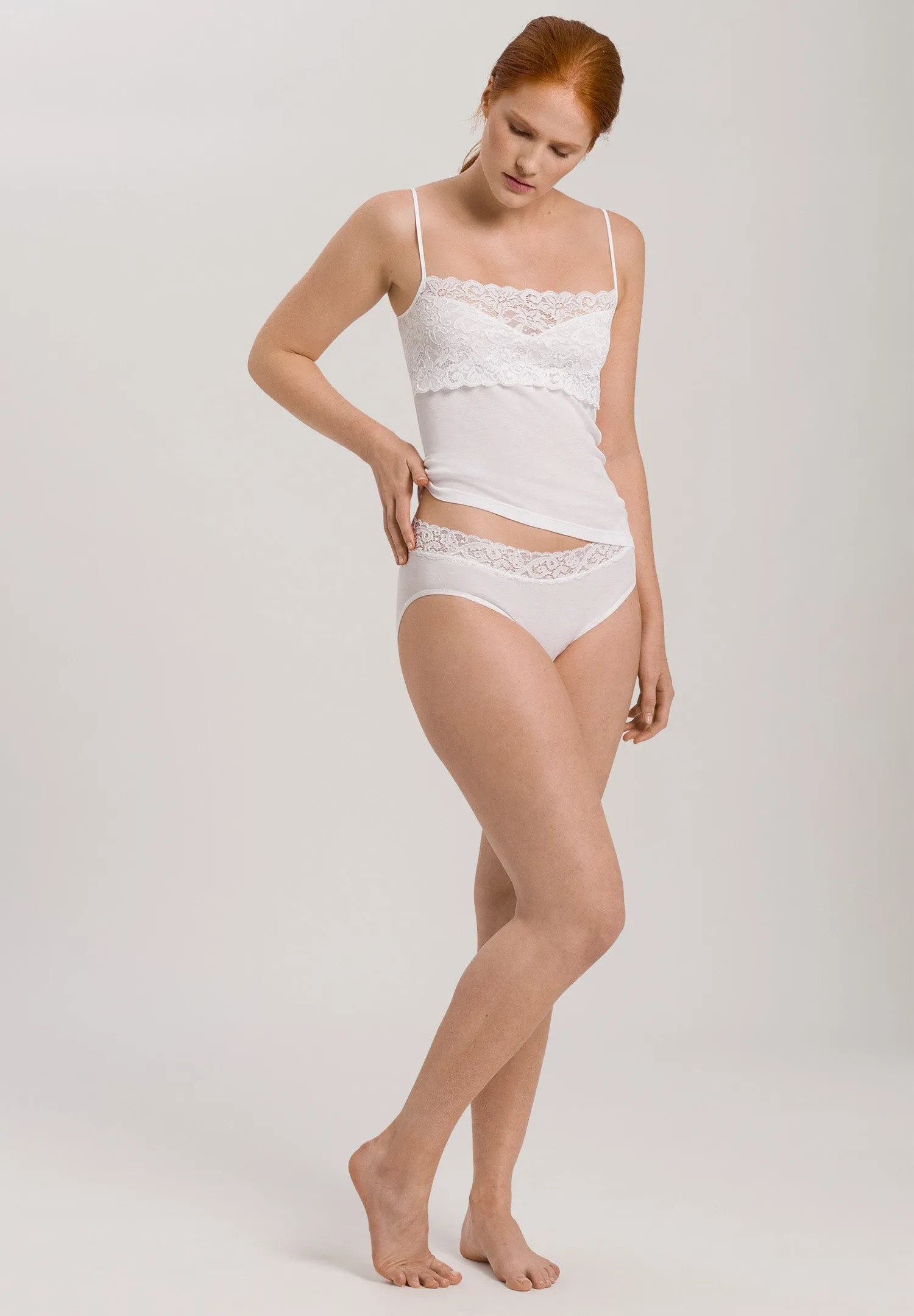 Luxury Moments Wide Lace Camisole | White 71448-101