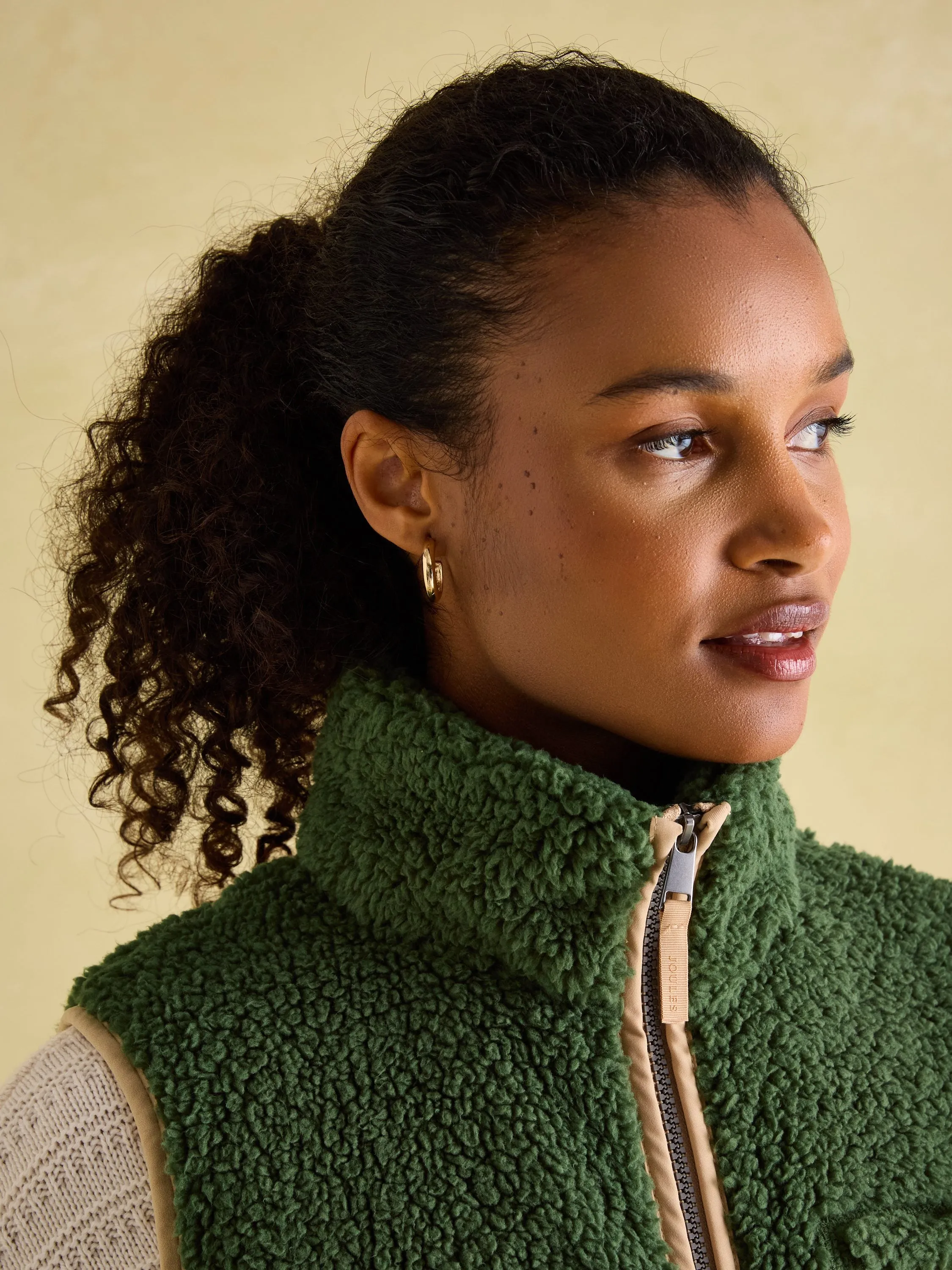 Mallory Green Fleece Gilet