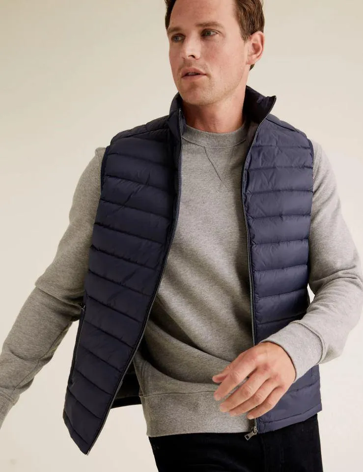 M&S Mens S/L Parachute Gillet T16/6546