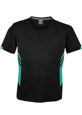 Mens Tasman Tee Black/Teal