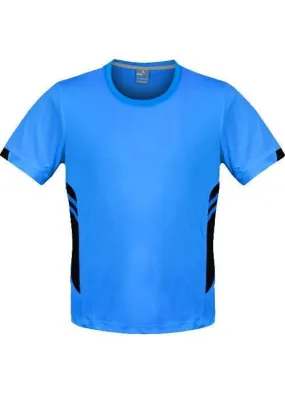 Mens Tasman Tee Cyan/Black