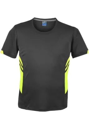 Mens Tasman Tee Slate/Neon Yellow