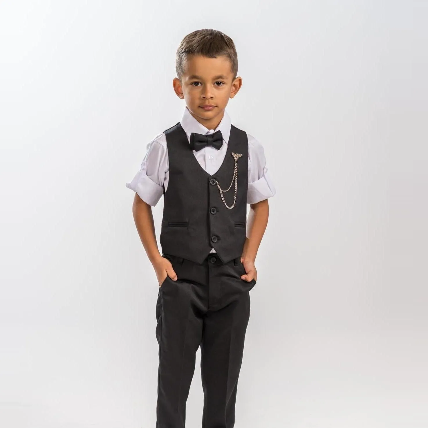 Messy Dressy Formal Boys Suit