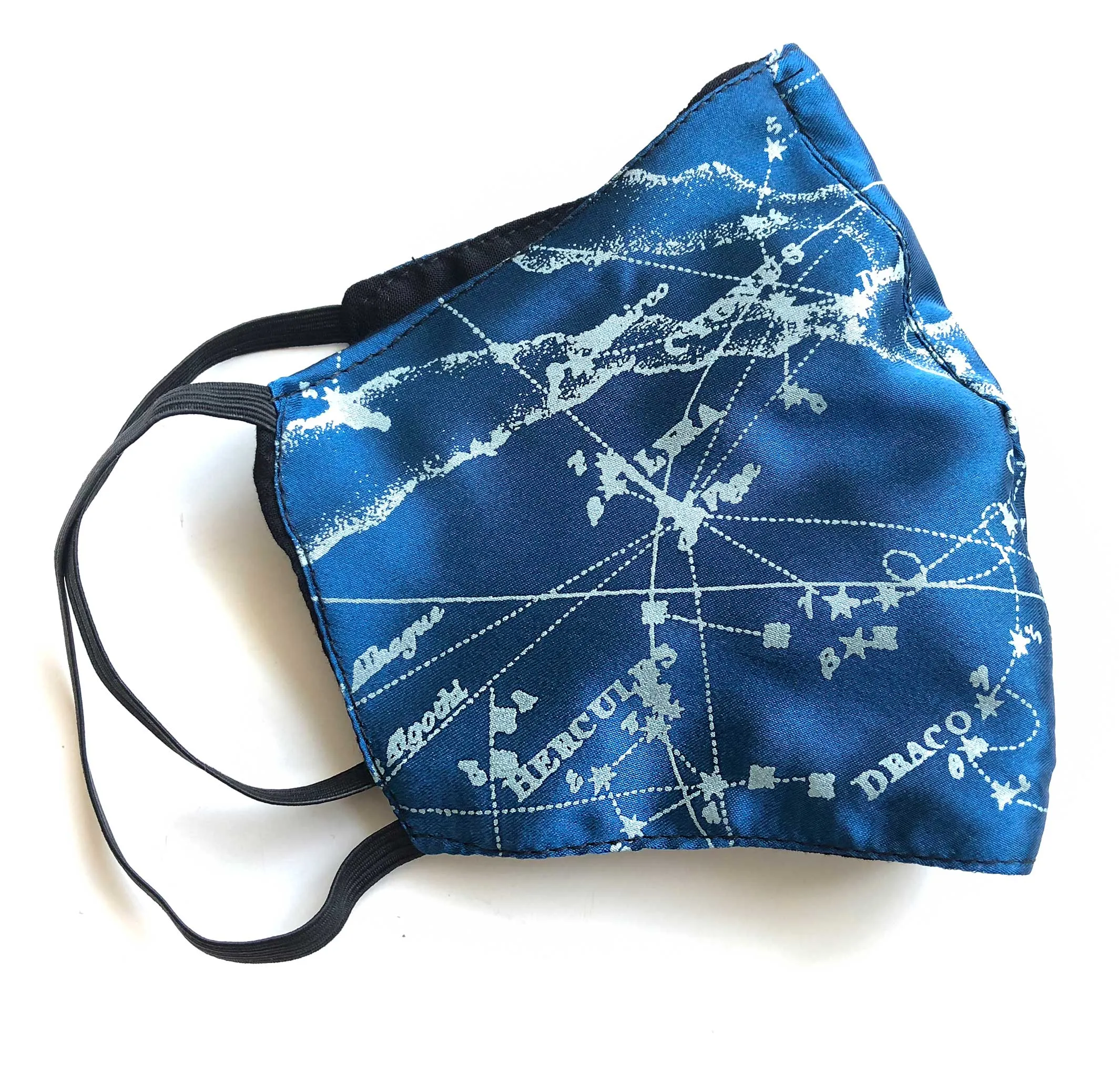 Milky Way Galaxy Face Mask, adjustable fabric face cover