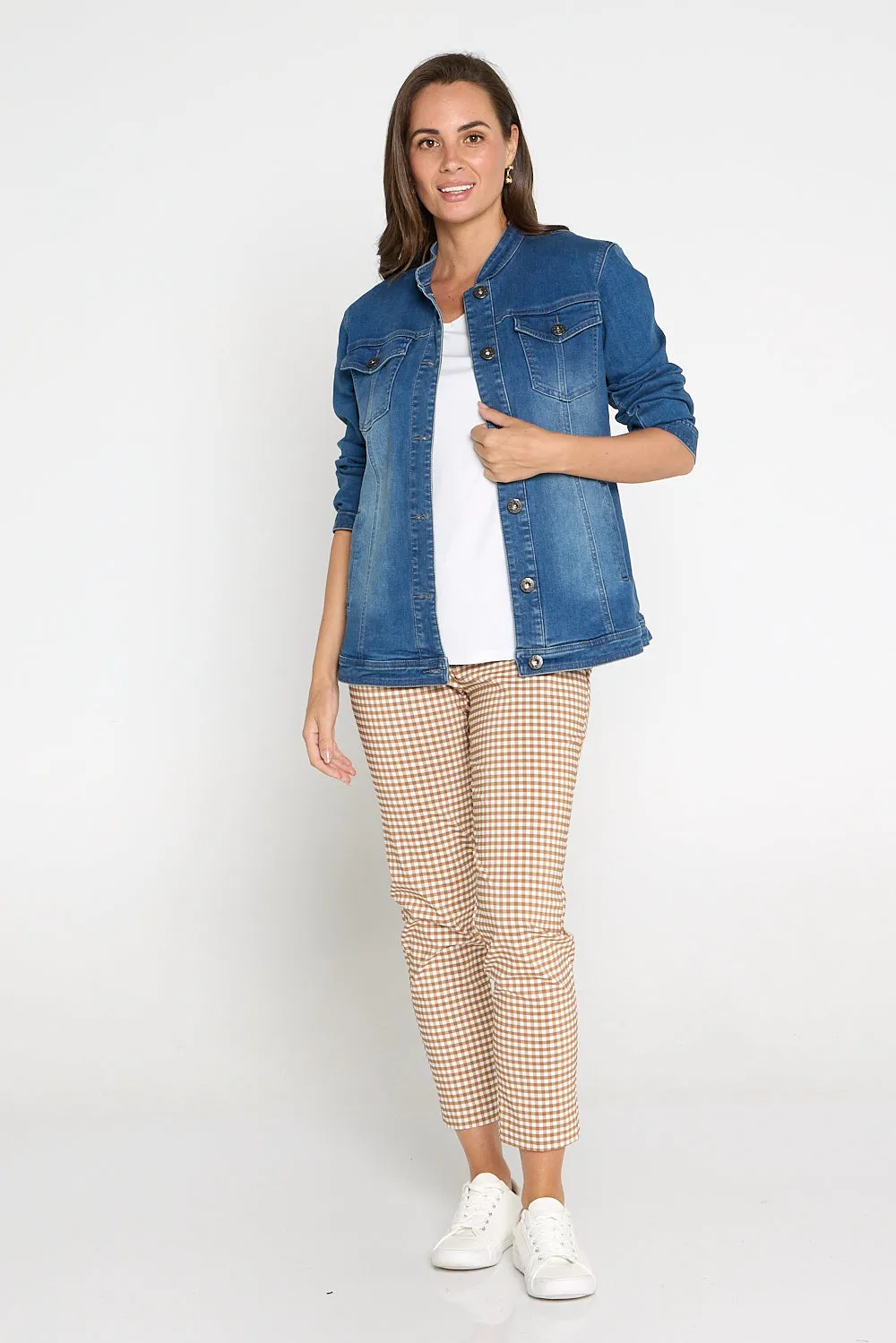 MJ Stretch Cotton Jacket - Denim