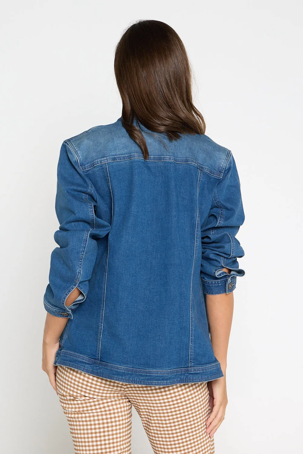 MJ Stretch Cotton Jacket - Denim