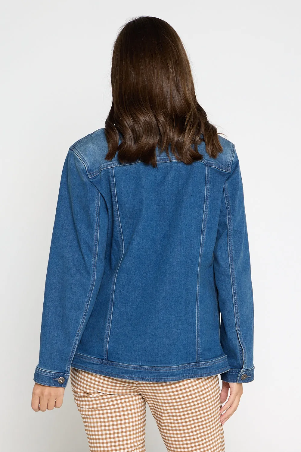 MJ Stretch Cotton Jacket - Denim