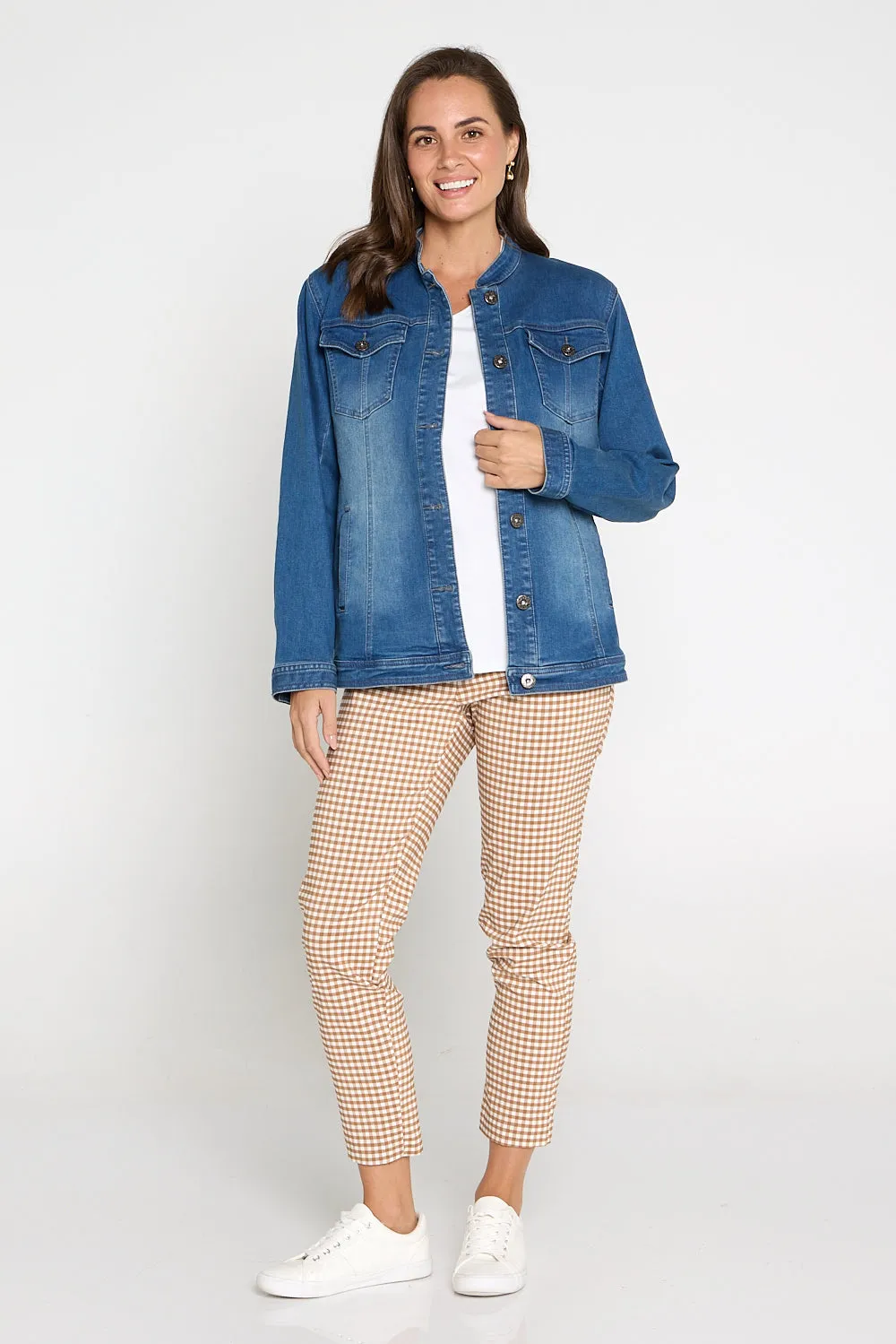 MJ Stretch Cotton Jacket - Denim