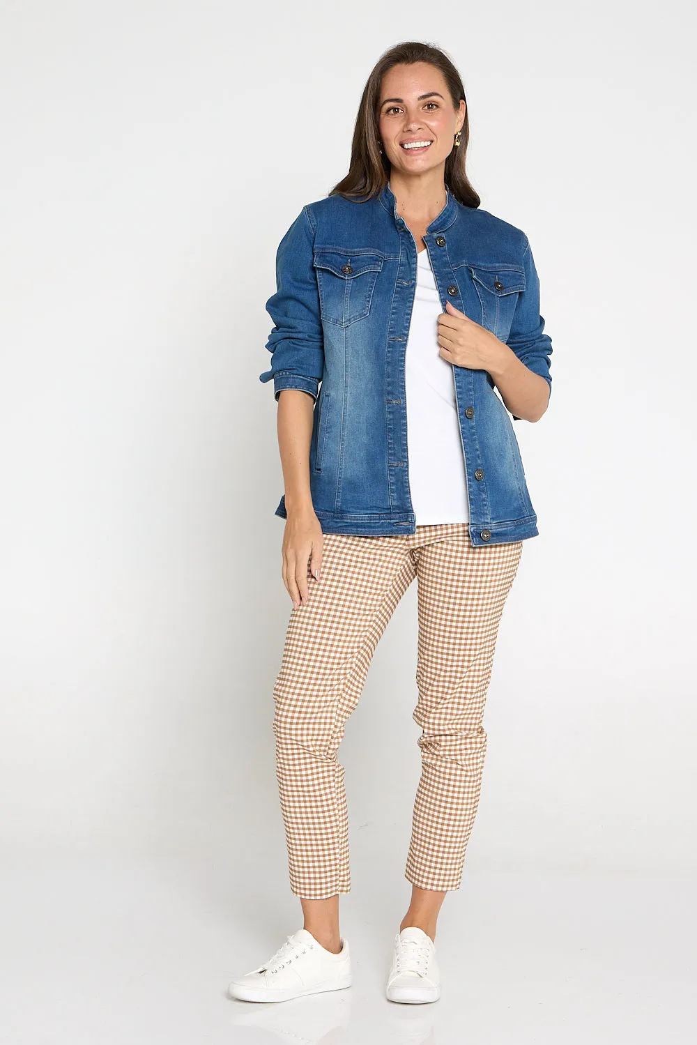 MJ Stretch Cotton Jacket - Denim