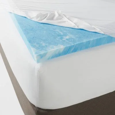 New - Queen Cool Touch Memory Foam 2" Mattress Topper - Threshold