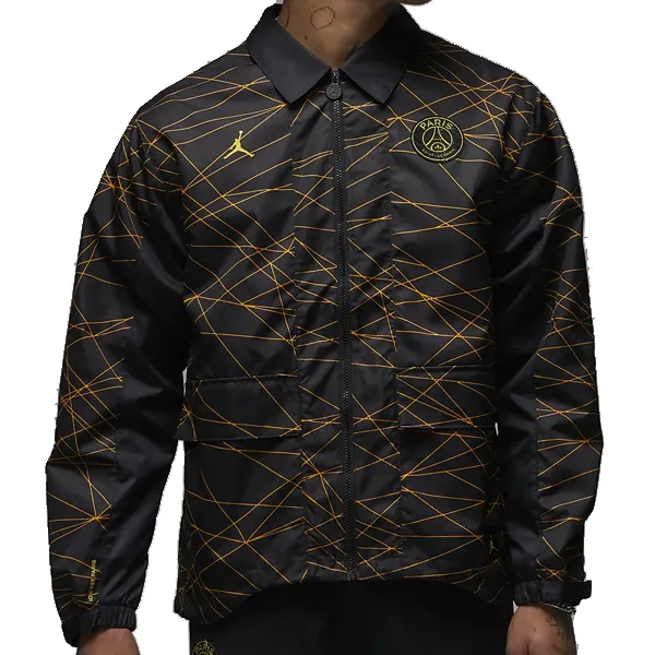 Nike Paris Saint-Germain 4th Anthem Jacket (Black/Tour Yellow)