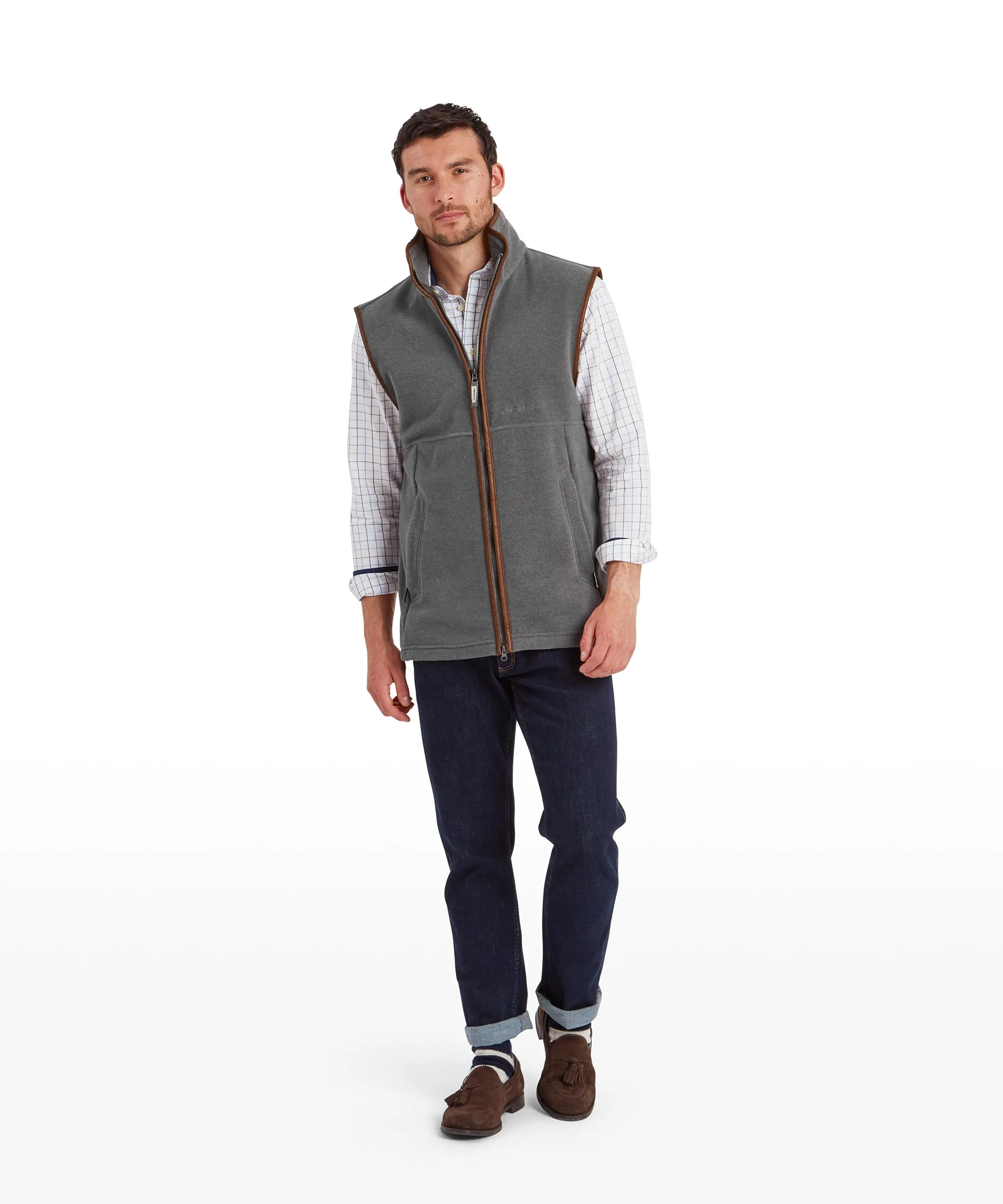 Oakham Fleece Gilet - Pewter