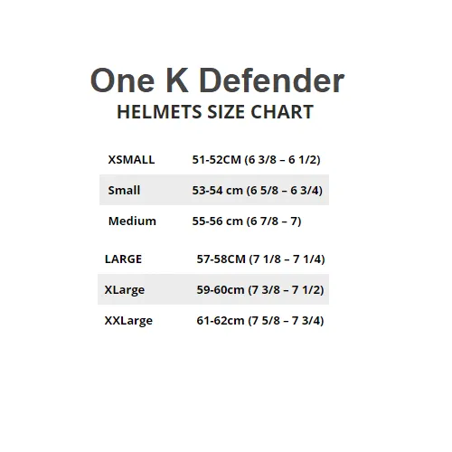 One K™ Defender Helmet