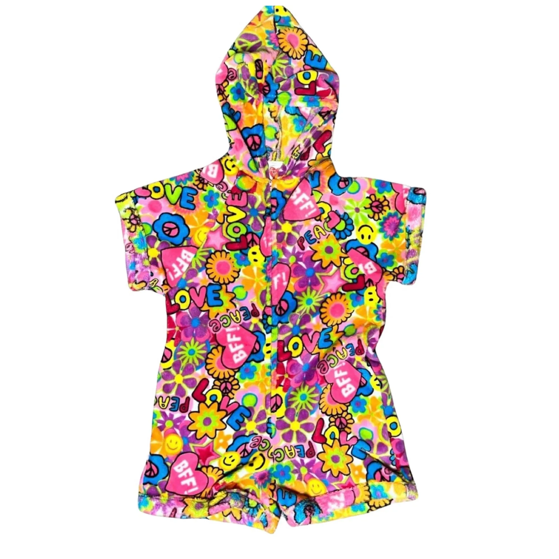 Pajama Shorts Romper - BFF Flower Power