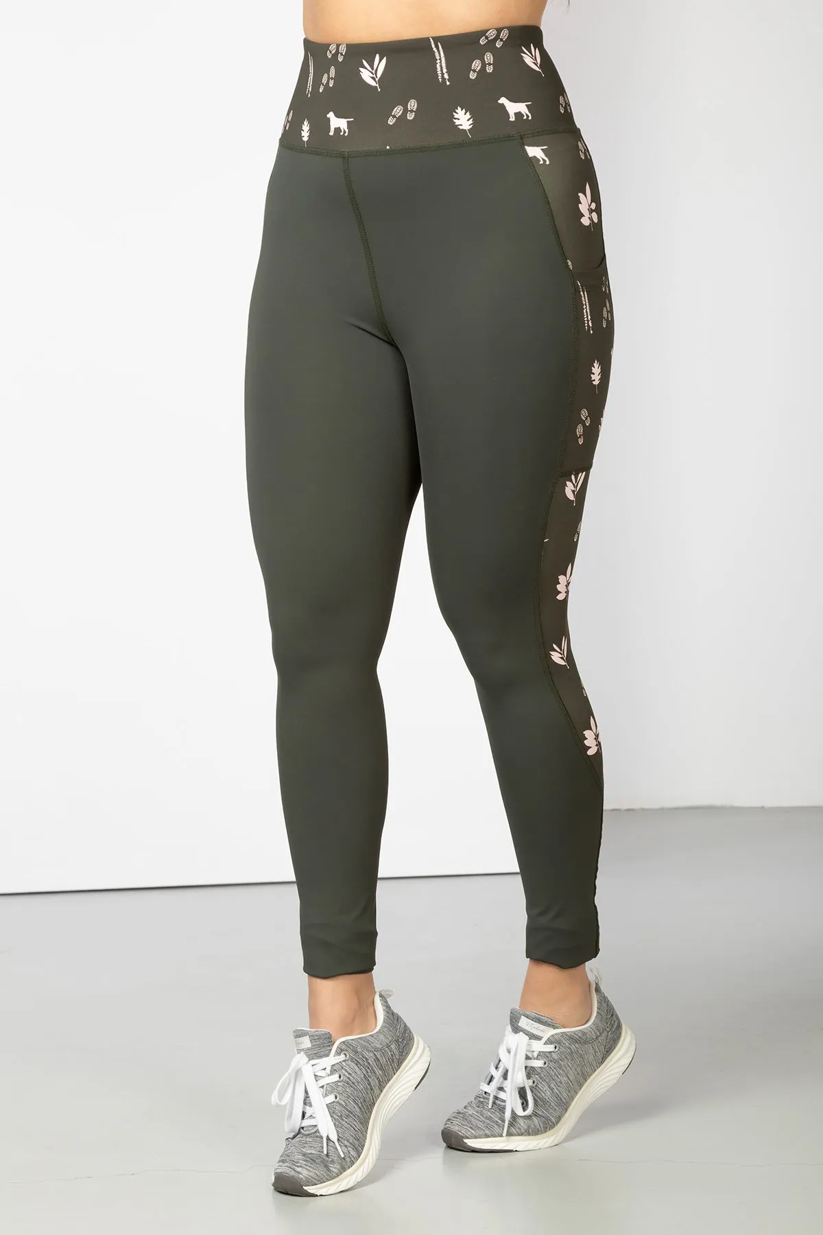 Patterned Sports Leggings - Skerne