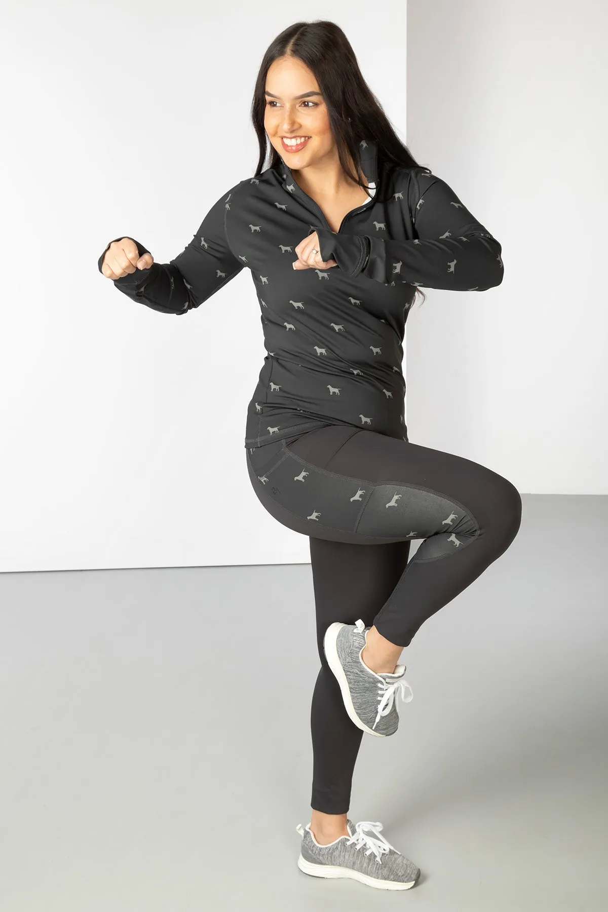 Patterned Sports Leggings - Skerne