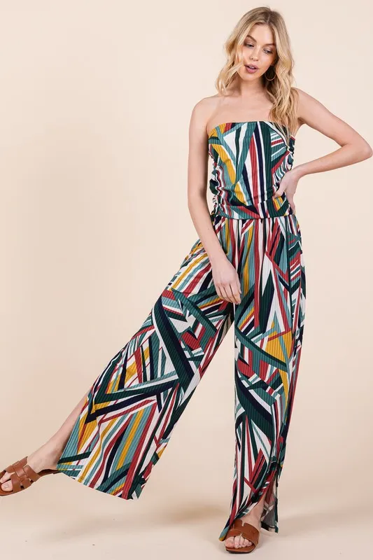 Pollack Wide Leg Jumpsuit with Pockets