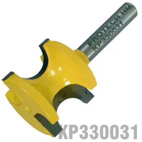 PRO-TECH EXTERNAL BULL NOSE 1/2' X 22MM FULL RADIUS 12.7MM 1/4' SHANK KP330031