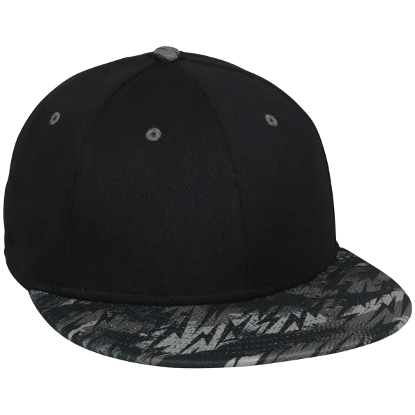 ProTech Mesh Fitted Hat with Storm Pattern