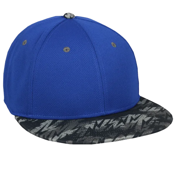 ProTech Mesh Fitted Hat with Storm Pattern