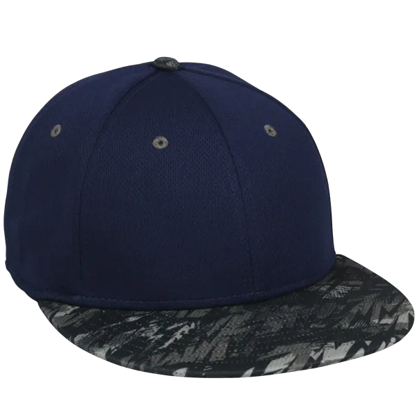 ProTech Mesh Fitted Hat with Storm Pattern