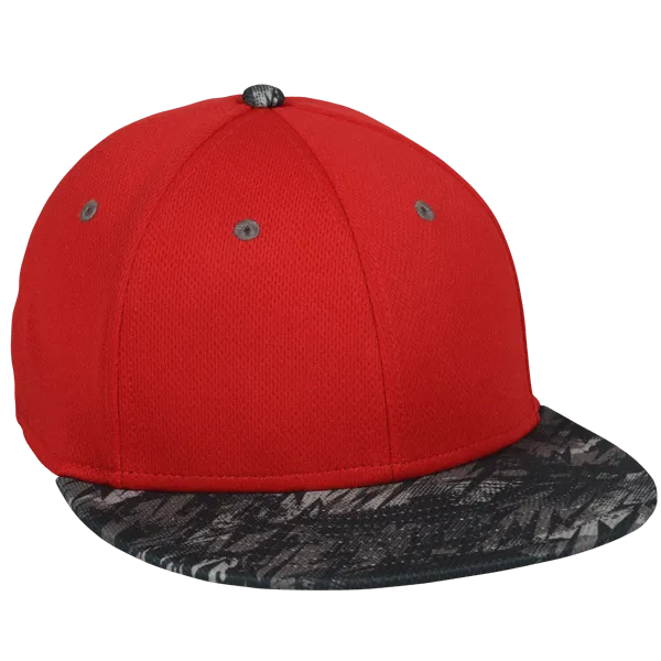 ProTech Mesh Fitted Hat with Storm Pattern