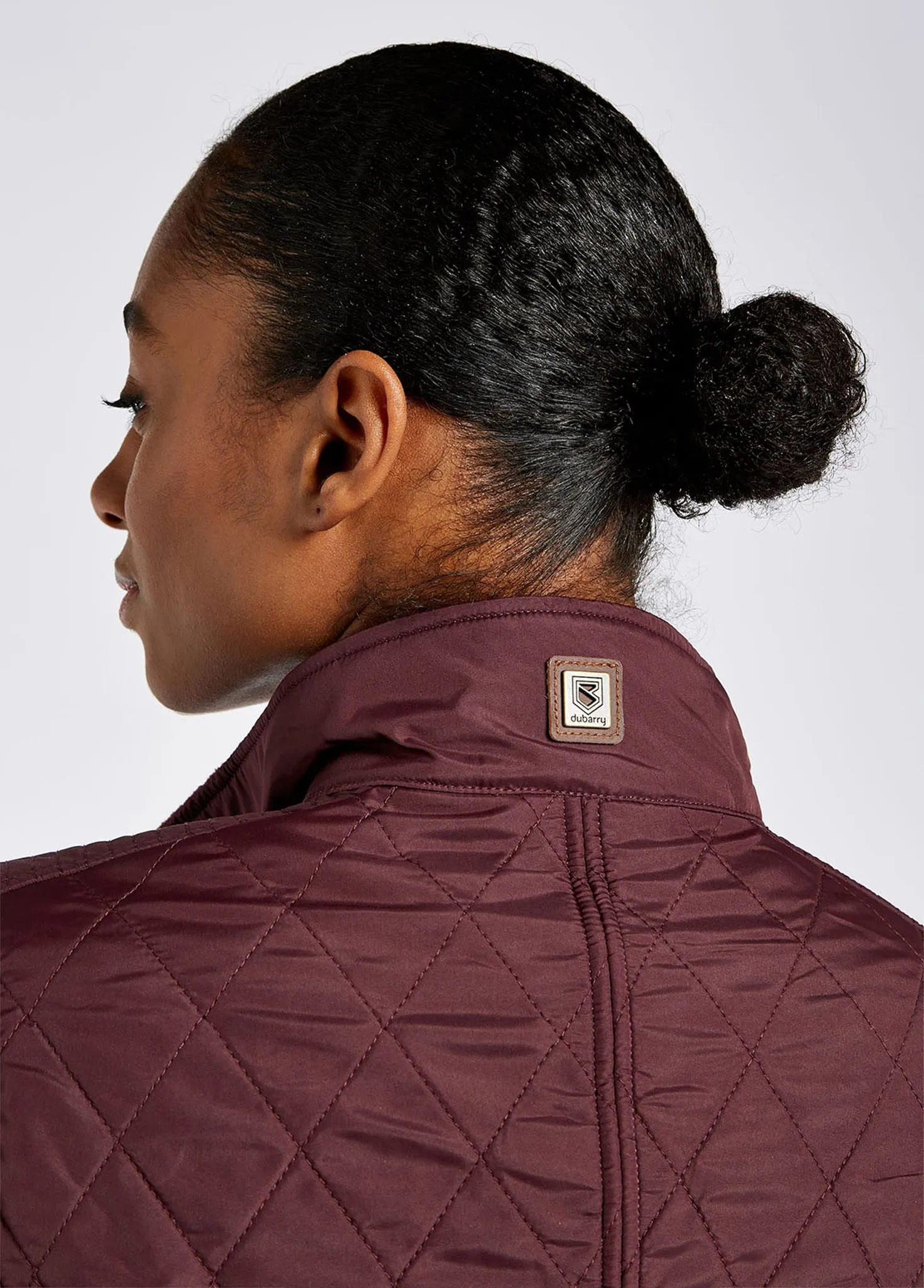 Rathdown Quilted Gilet - Currant