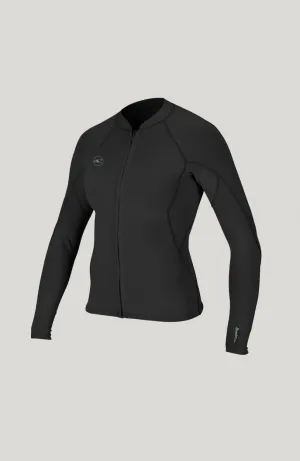 Reactor-2 1.5mm Front Zip Jacket | BLACK/BLACK