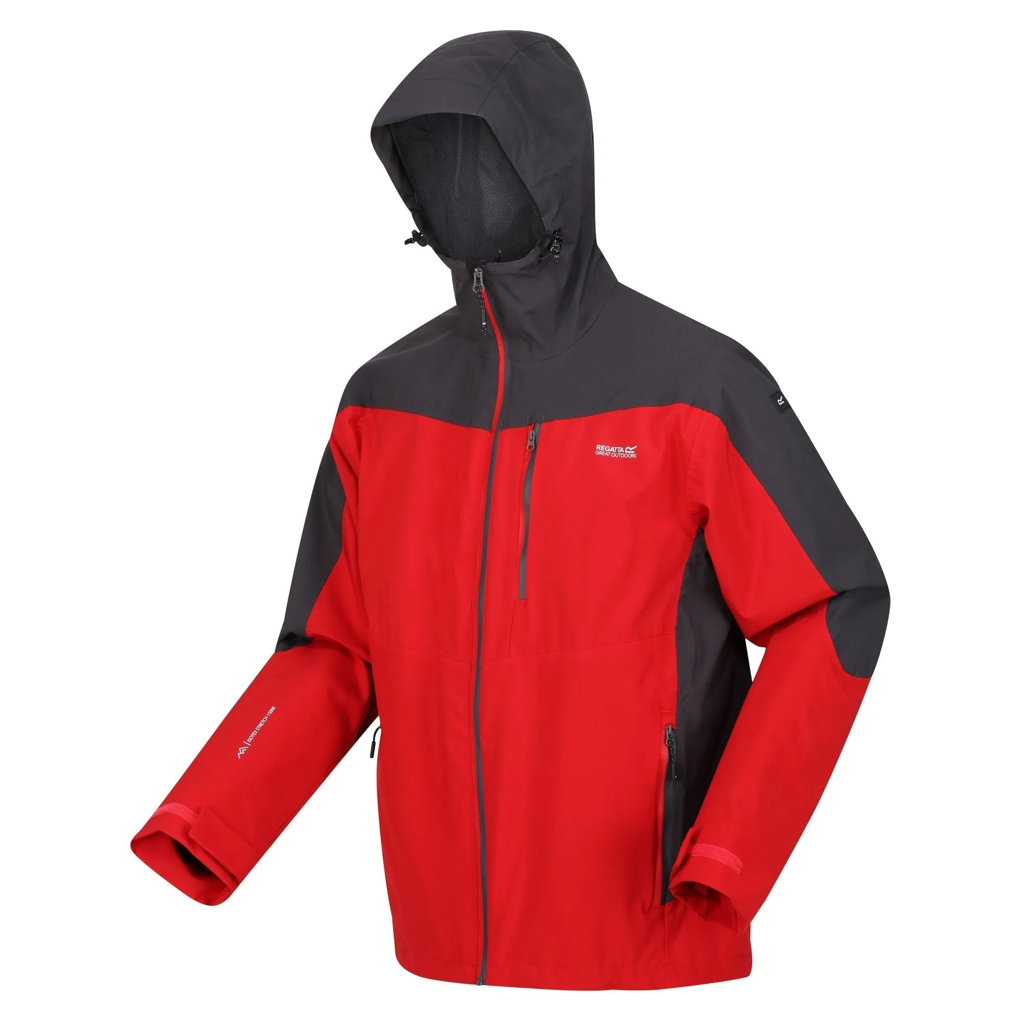 Regatta Men's Wentwood VIII 3-In-1 Waterproof Jacket Danger Red