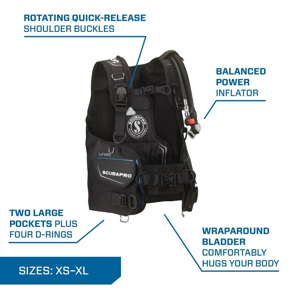 Scubapro Level  BCD w/Balanced Inflator