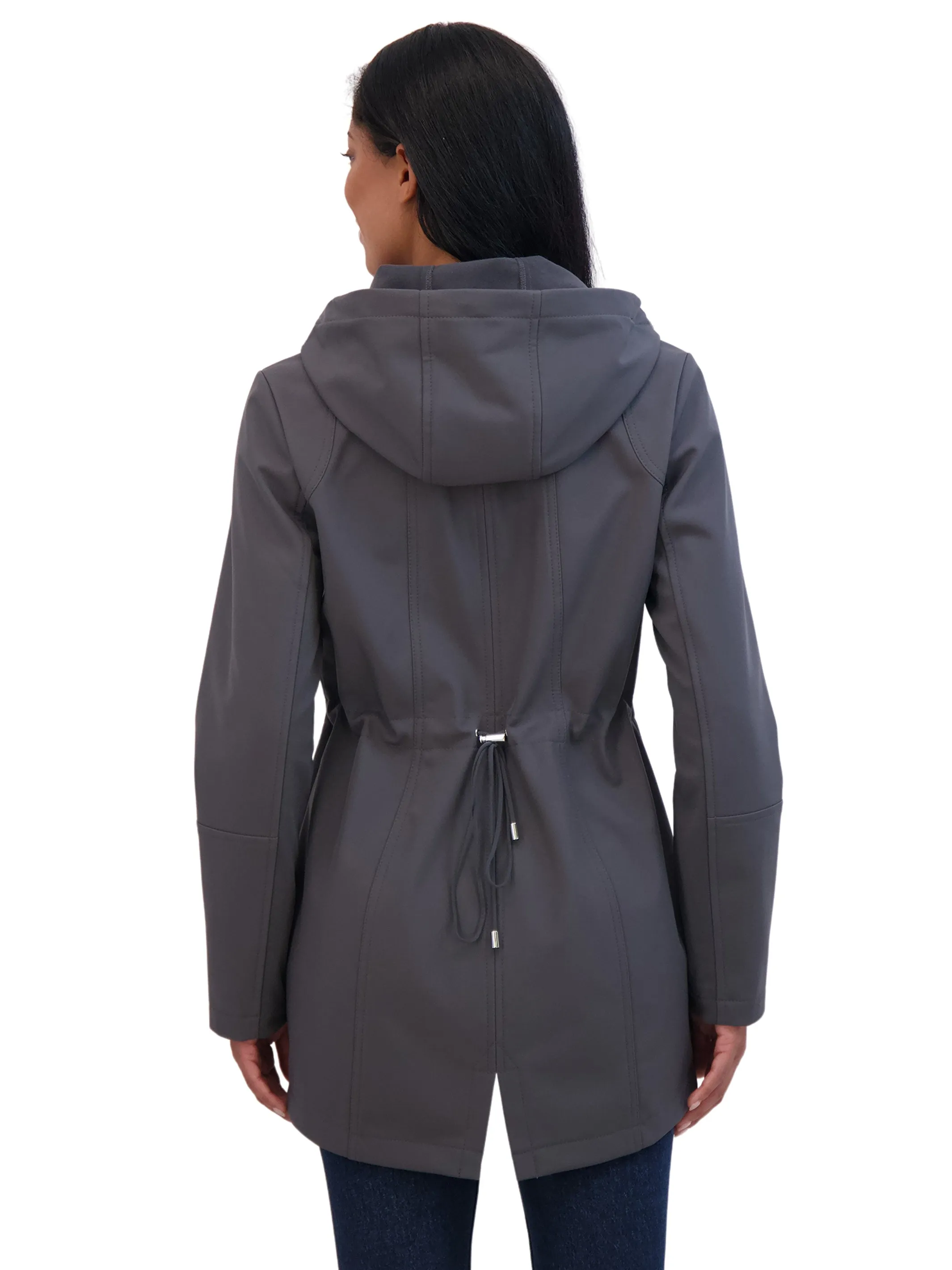 Sebby Collection Women's Softshell Jacket with Hood