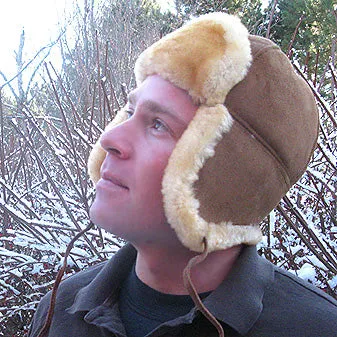 Sheepskin Hat Mountie Trapper Hat