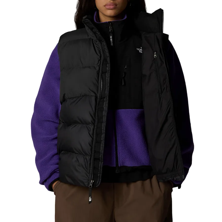 The North Face gilet da donna Saikuru NF0A89JFKT0 nero-asfalto