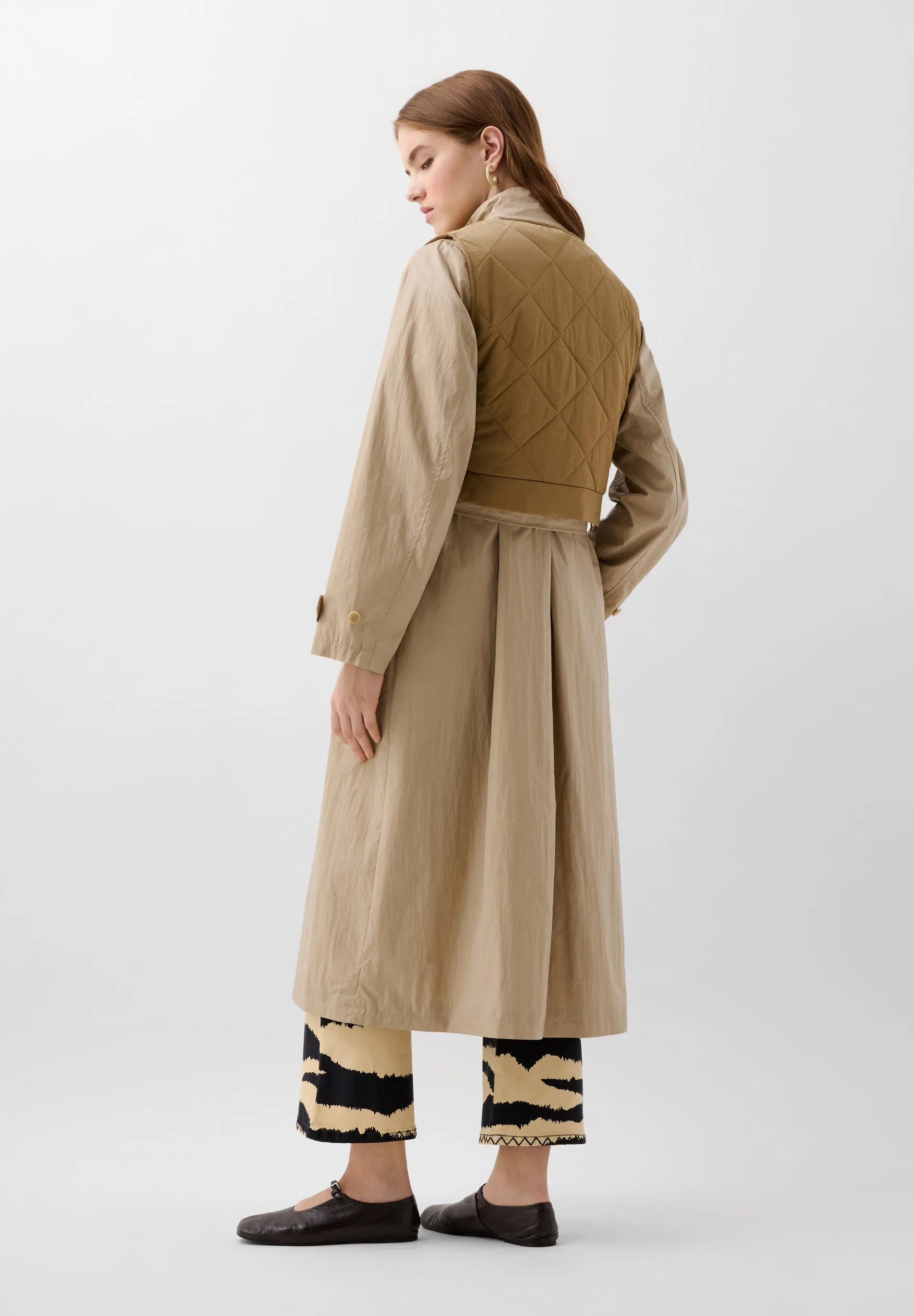 TRENCH COAT WITH REMOVABLE GILET