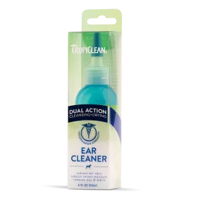 Tropiclean Dual Action Ear Cleaner for Pets 4oz