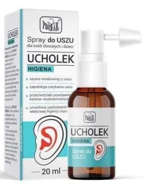 Ucholek Higiena ear spray 20ml