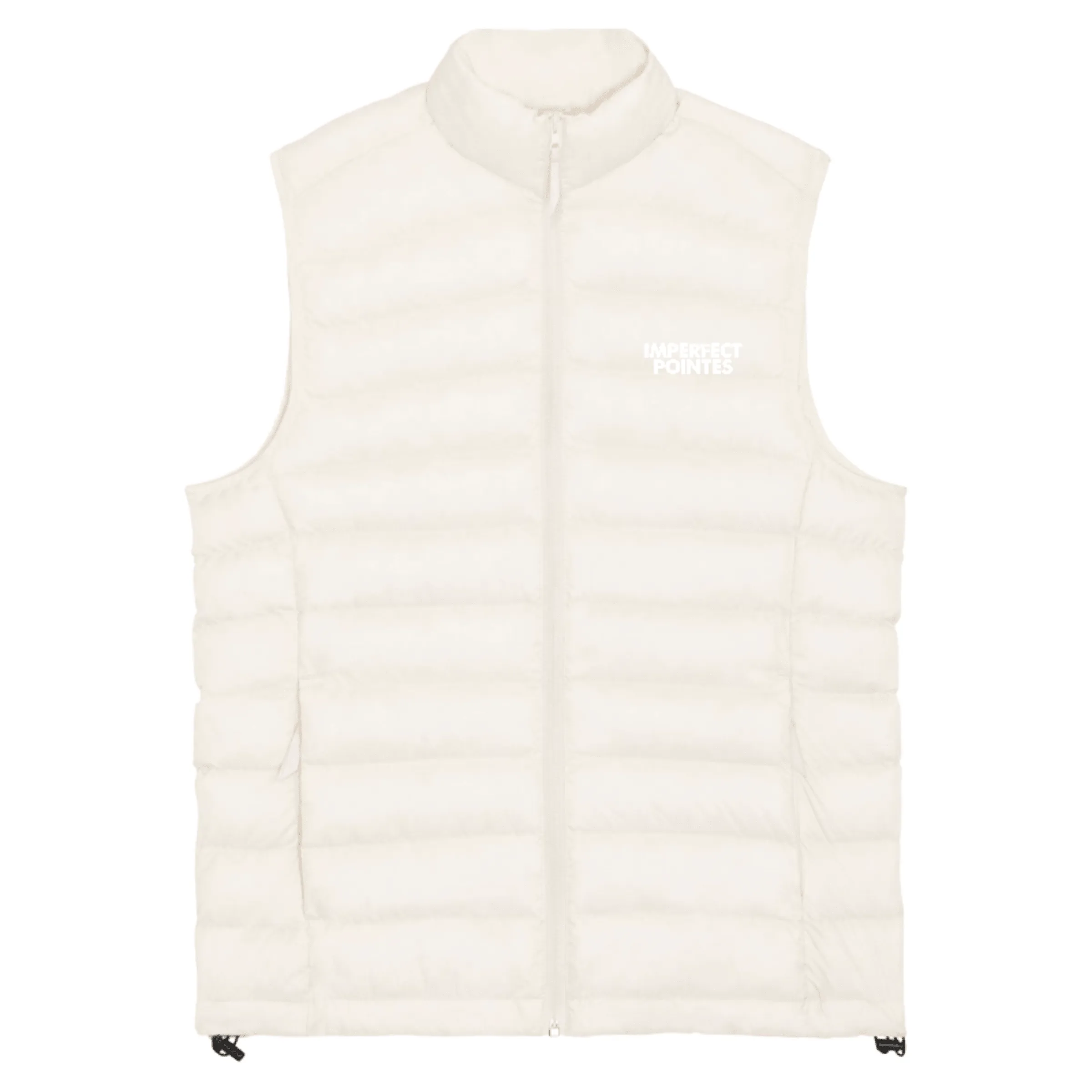 Womens Quilted Bodywarmer Gilet with WHITE Embroidered Logo