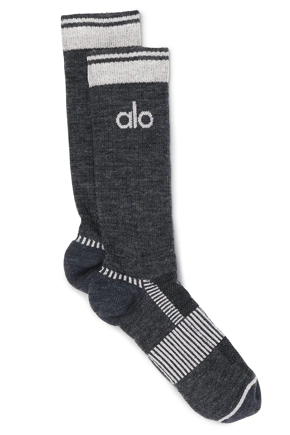 Women's Wool-Tech Crew Sock - Dark Heather Grey