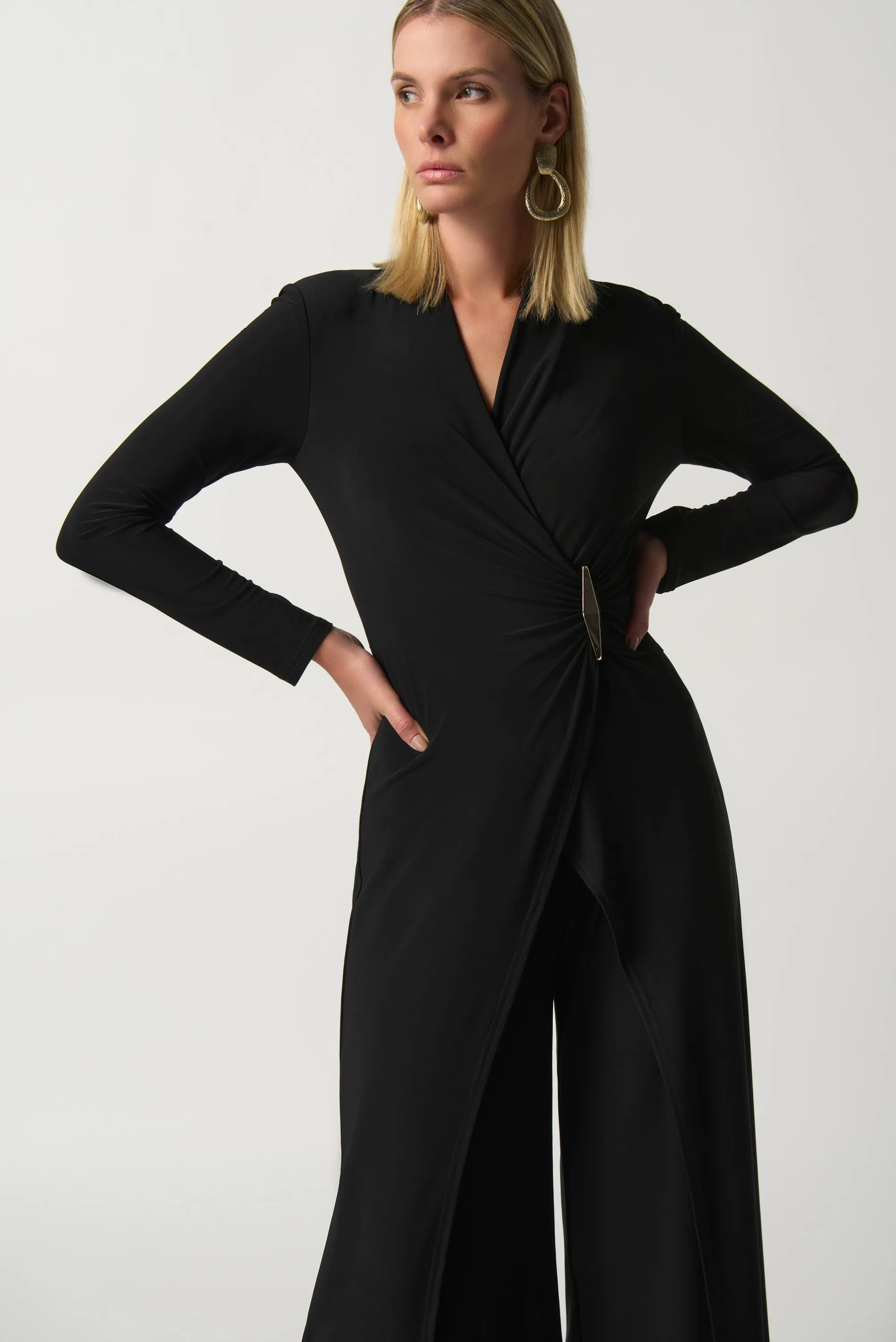 Wrap Culotte Jumpsuit